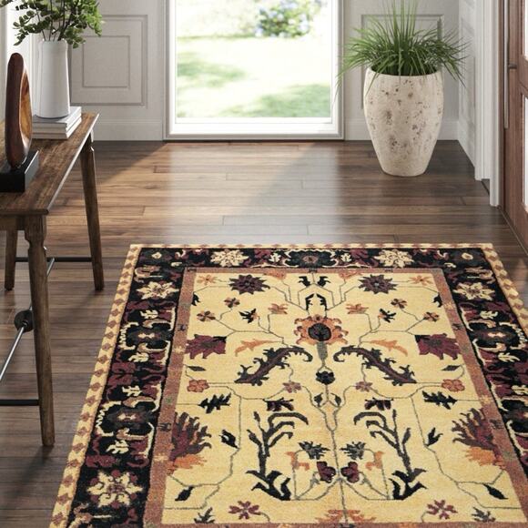 Tufenkian Tibetan Oriental Floral Hand Woven Wool Luxurious Rug Ret $3,375 - Picture 4 of 15